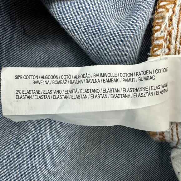 Denim Co. Bootcut Raw Hem Women's size 12 Medium Blue Denim Jeans - Picture 4 of 5